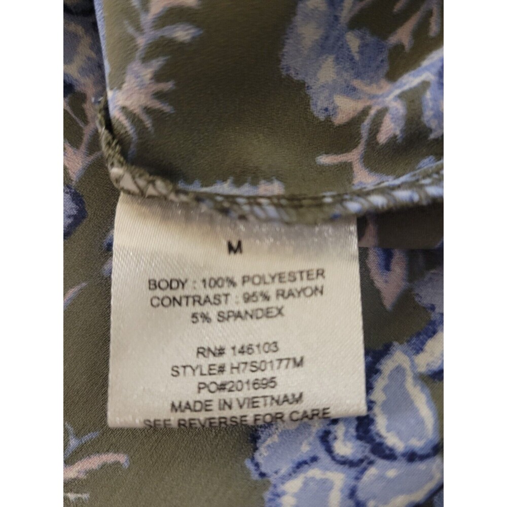 Hippie Rose Floral Top Short‎ Sleeve Lightweight Medium - Picture 7 of 8